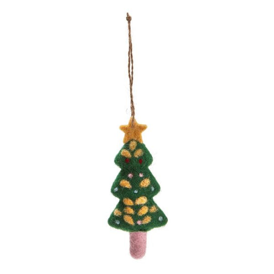 Holiday Handcraftd Felt Tree Ornament