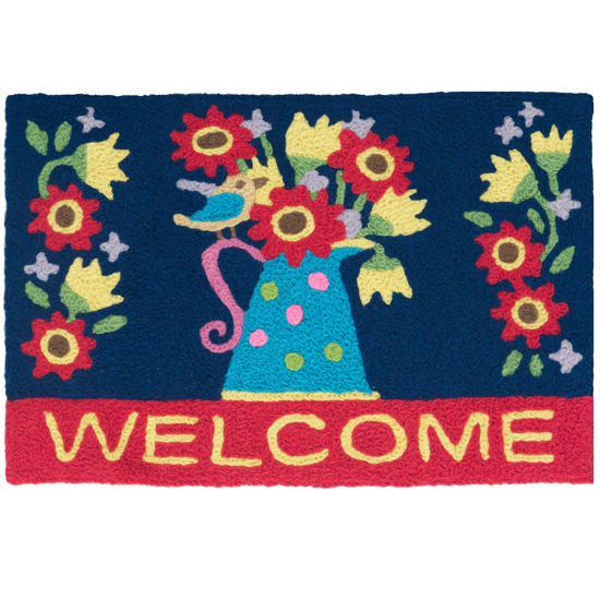 Welcome Watering Can, Kitchen or Entrance Rug