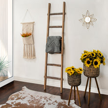  Wood Decorative Ladder, 76" Tall