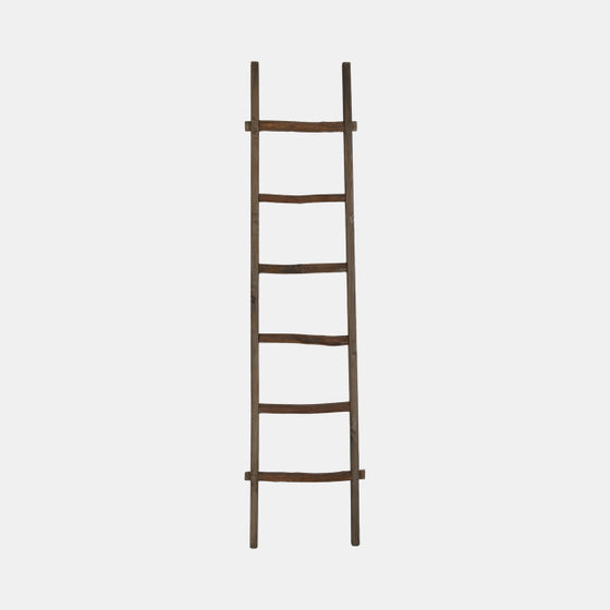 Wood Decorative Ladder, 76" Tall