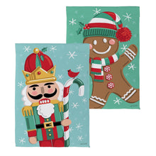  Nutcracker & Gingerbread Christmas Flag