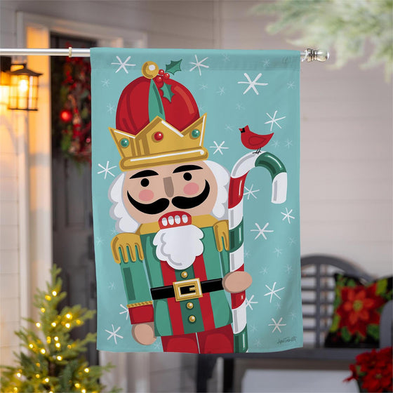 Nutcracker & Gingerbread Christmas Flag