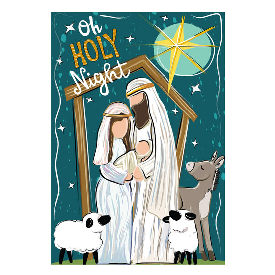 Nativity Christmas Flag