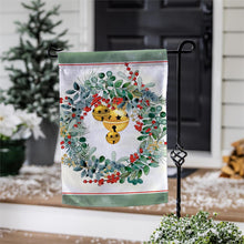  Christmas Wreath Garden Flag