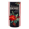 Christmas Welcome Poinsettia Garden Long Flag