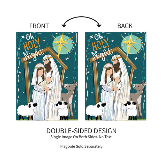 Nativity Christmas Garden Flag