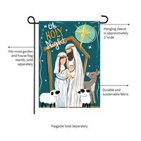 Nativity Christmas Garden Flag