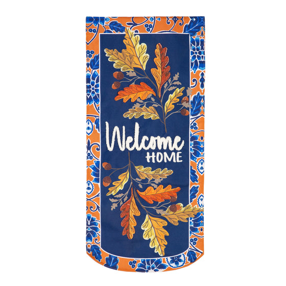 Fall Leaves Welcome Impression Textile