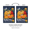 Welcome Friends of Fall Applique Garden Flag