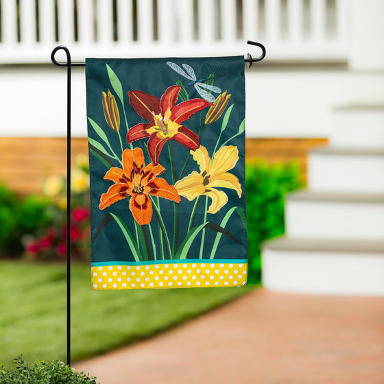 Lilies Garden Flag