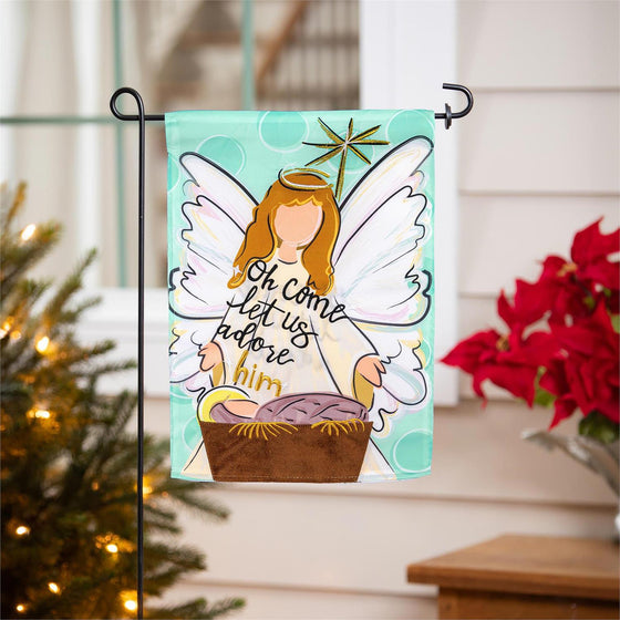 Christmas Angel Garden Flag