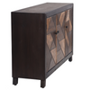 Chevron Pattern Wood Credenza (47"Width)