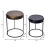 Set 2 Metal Round Tables
