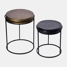  Set 2 Metal Round Tables