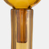 Amber Glass Bottle With Stopper, 20" Tall