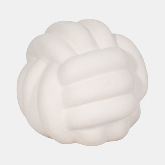 Ceramic Knot Orb, 5"