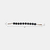 Carved Black Bead Garland, 49" x 3"