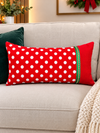 Polka Dots Christmas Lumbar Pillow