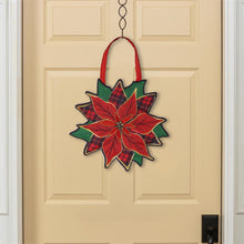  Welcome Poinsettia Door Decor