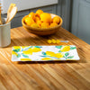 Lemon Melamine Rectangular Platter with Spreader Set