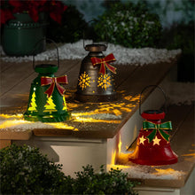  Set 3 Christmas Lanterns, 9" Tall