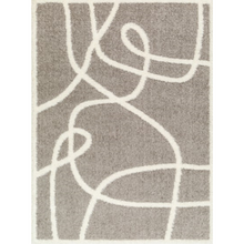  Gray & White Indoor Rug