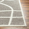 Gray & White Indoor Rug