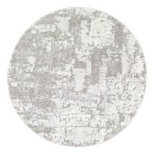  Gray & Ivory Indoor Rug (Round & Rectangular Sizes)