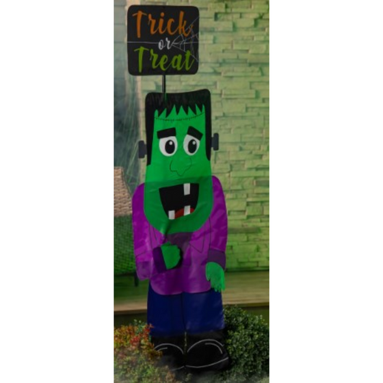 Trick or Treat Sign Stake 62" Tall