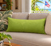Feliz Navidad Green Lumbar, Size 12" x 26"