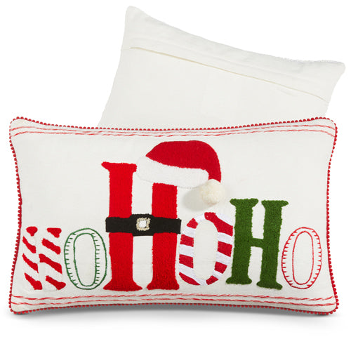 Ho Ho Ho Pillow (20" Width)