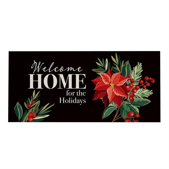 Welcome Home Poinsettia Sassafras Switch Mat