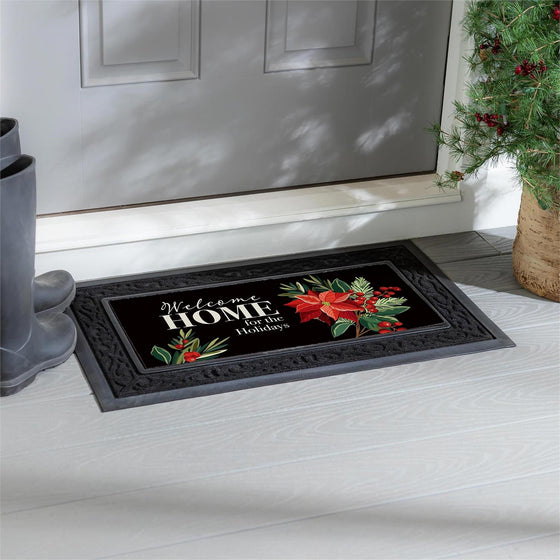 Welcome Home Poinsettia Sassafras Switch Mat