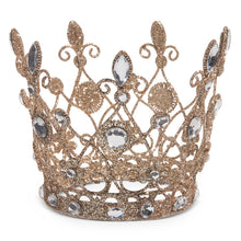  Jeweled Antique Crown , 7.5" Tall