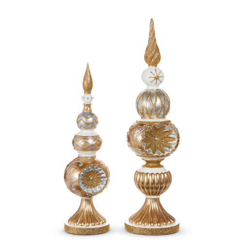 Gold & Silver Finials, Set 2