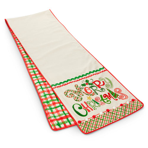 Merry Christmas Runner, 90" Long (Very Few Runners are 90" Long)