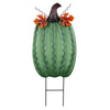 Pumpkin Patch Metal Garden Stake, Set 3, 22"H