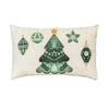 Christmas Green Tree Pillow, 16" Width