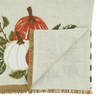 Plaid Embroidered Pumpkins Runner, 70"