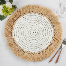  Rafia Placemat, 15" Round