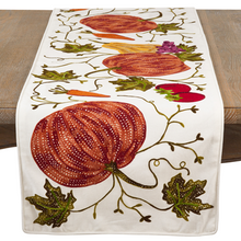  Embroidered Pumpkin Runner