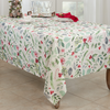 Christmas Foliage And Candy Canes Tablecloth, 4 Sizes