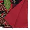 Buffalo Plaid Holly Leaves Runner, 70" Long