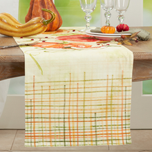  Pumpkin Embroidery Runner, 72"