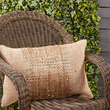  Banded Outdoor Rectangular Pillow, 14" x 24"