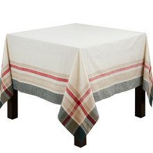  100% Cotton Christmas Tablecloth, Square & Rectangular Sizes