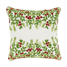  Red Berry Christmas Pillow, 20"