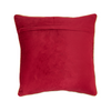 Embroidered Christmas Tree Red Pillow