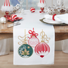 Christmas Ornaments Table Runner