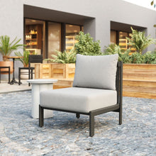  Outdoor Modern Charcoal Gray Chair